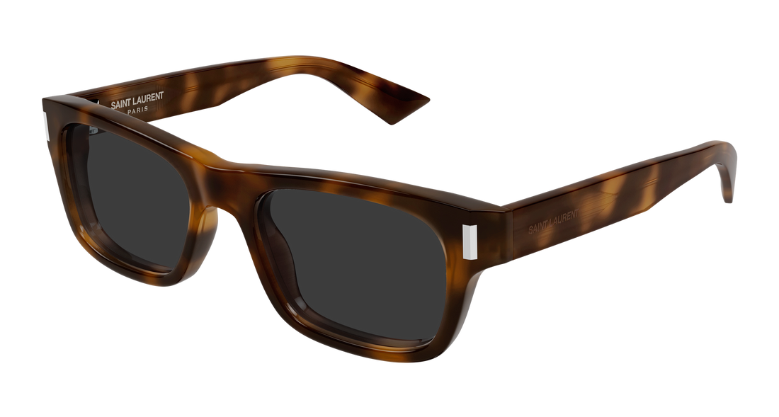 Óculos de sol saint laurent sl 83 002 havana rectangular / squared unisex tamanho 53mm - Vista principal