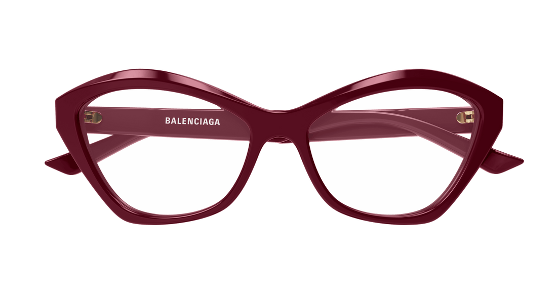 Gafas graduadas balenciaga bb0341o 006 rojo cat eye femenino talla 58mm - Vista de detalle