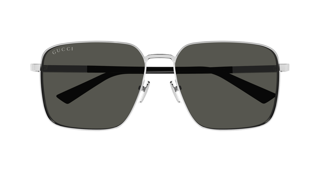 Sunčane naočale gucci gg1965sk 001 plateado rectangular / squared masculino veličina 60mm - Detaljni prikaz