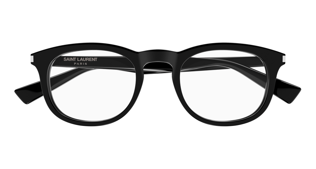 Óculos graduados saint laurent sl 813 001 negro square unisex tamanho 50mm - Vista de detalhe