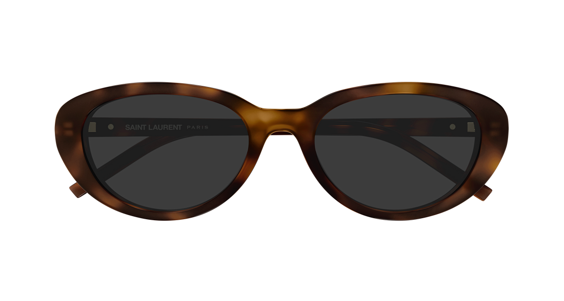 Óculos de sol saint laurent sl m154/k 003 havana cat eye femenino tamanho 55mm - Vista de detalhe