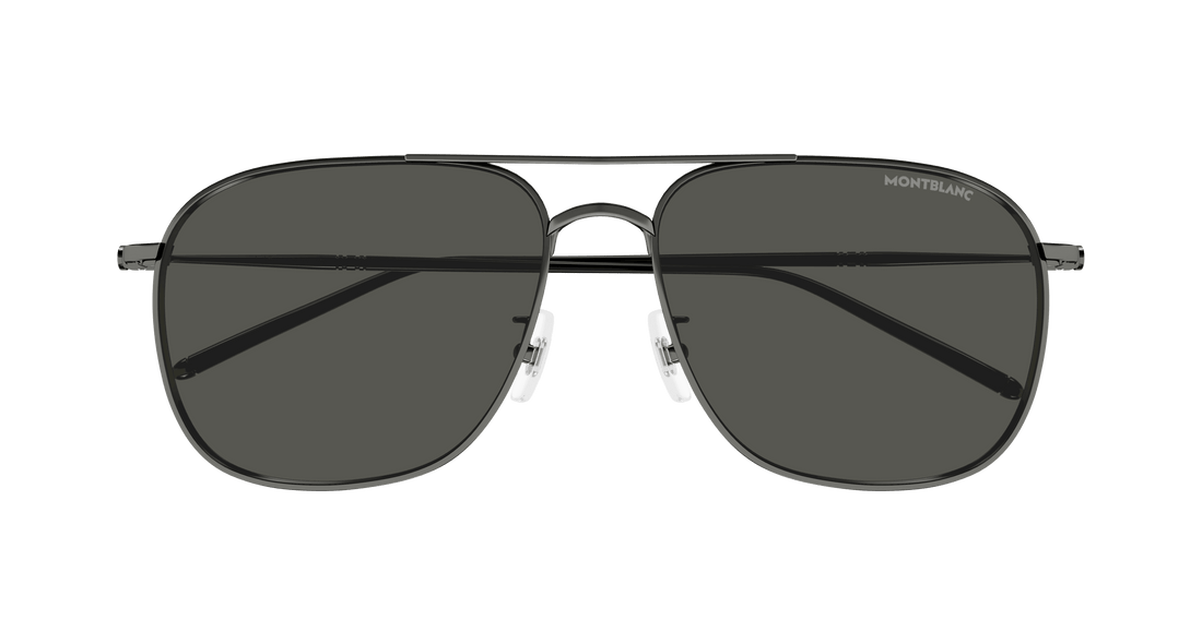 Sunglasses montblanc mb0417sa 002 rutenio pilot masculino size 60mm - Detailed view