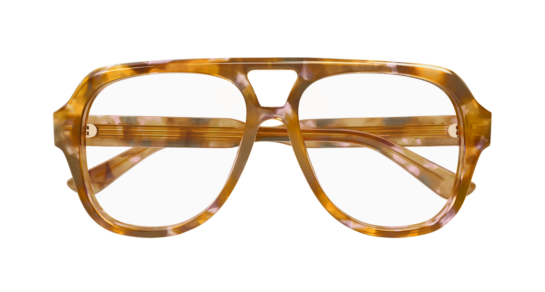 Gafas graduadas chloé ch0339o 004 havana pilot/navigator femenino talla 56mm - Vista de detalle