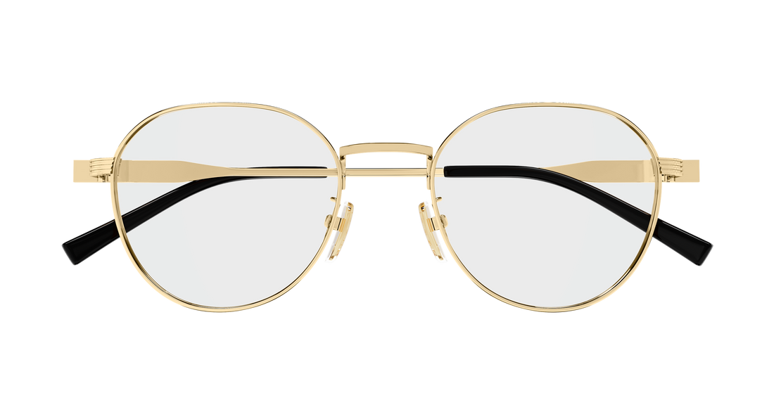 Occhiali da vista gucci gg1993ok 002 dorado round/oval/panthos masculino taglia 51mm - Vista dettagliata