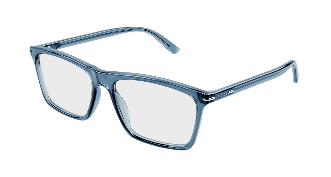 Brillen gucci gg1445o 011 azul rectangular / squared masculino größe 56mm - Hauptansicht