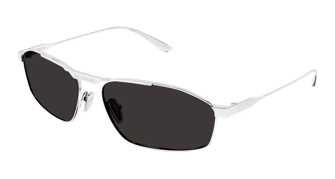 Gafas de sol balenciaga bb0416s 002 plateado pilot masculino talla 63mm - Vista principal
