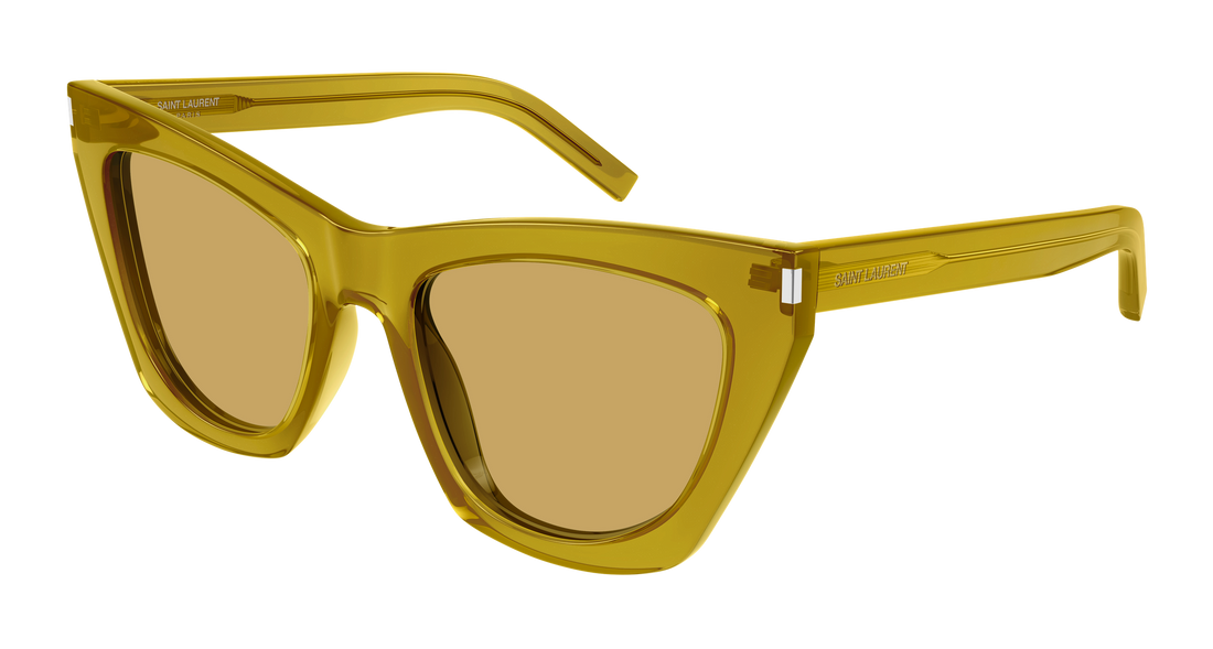 Sonnenbrillen saint laurent sl 214 kate 037 verde cat eye femenino größe 55mm - Hauptansicht