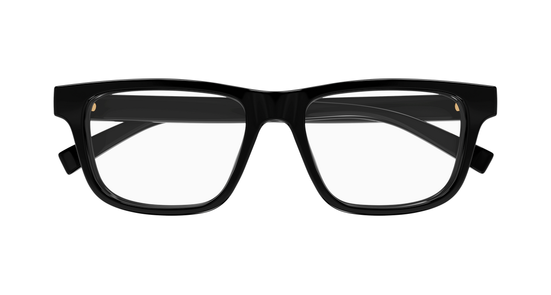 Brillen gucci gg1987o 001 negro rectangular / squared masculino größe 54mm - Detailansicht