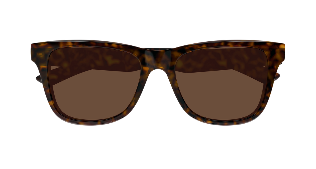 Sunglasses balenciaga bb0425sk 002 havana rectangular / squared masculino size 55mm - Detailed view
