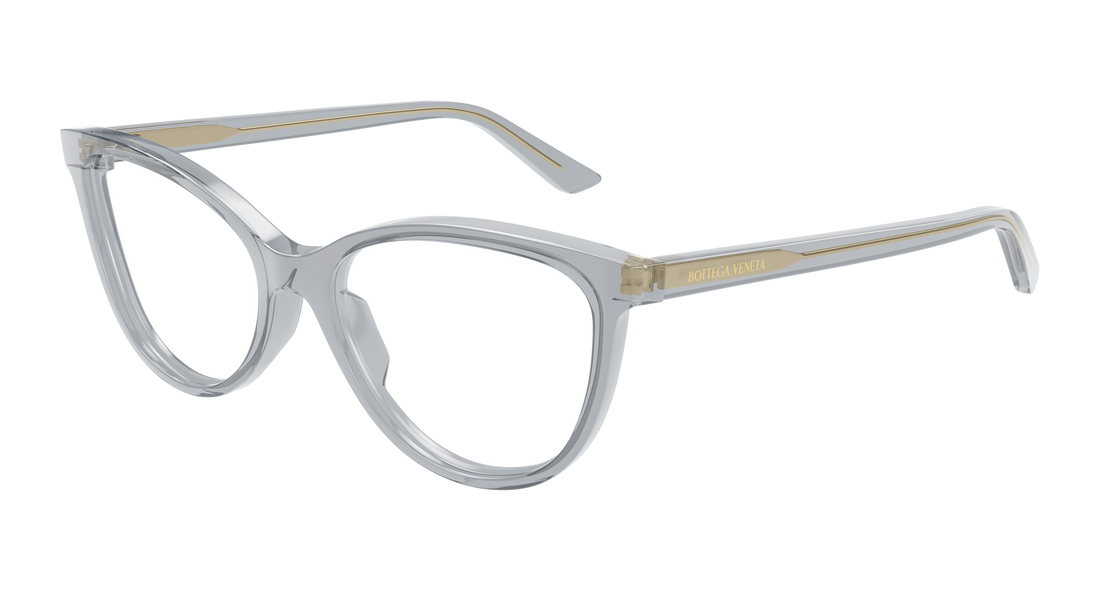 Occhiali da vista bottega veneta bv1313o 014 azul cat eye femenino taglia 55mm - Vista principale