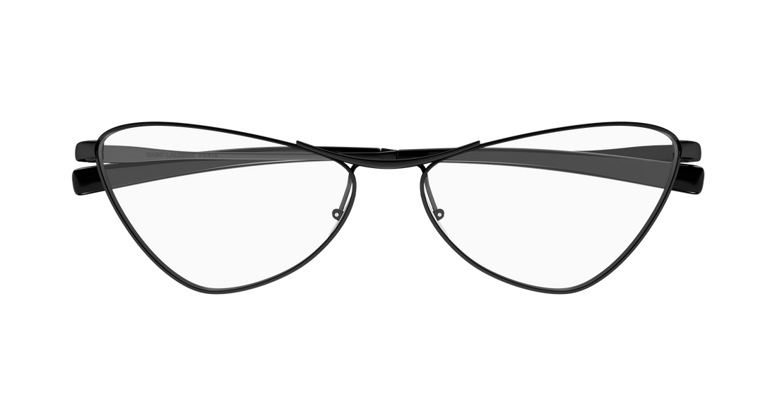 Brillen saint laurent sl 830 opt 001 negro cat eye femenino größe 56mm - Detailansicht