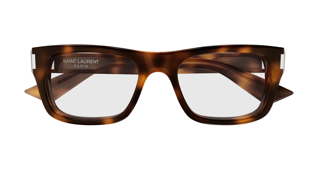 Brillen saint laurent sl 83 opt 003 havana rectangular / squared unisex größe 53mm - Detailansicht
