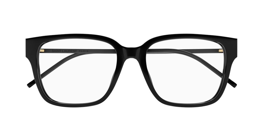 Brillen saint laurent sl m48o_a/fn 001 negro rectangular / squared femenino größe 54mm - Detailansicht