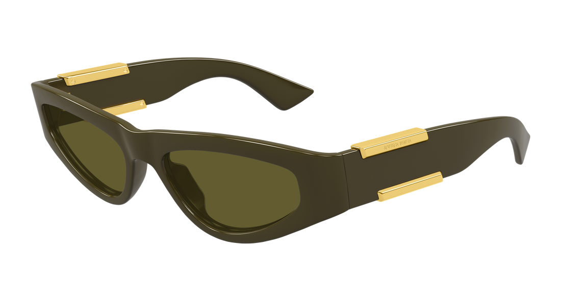Óculos de sol bottega veneta bv1407s 003 gris cat eye femenino tamanho 53mm - Vista principal
