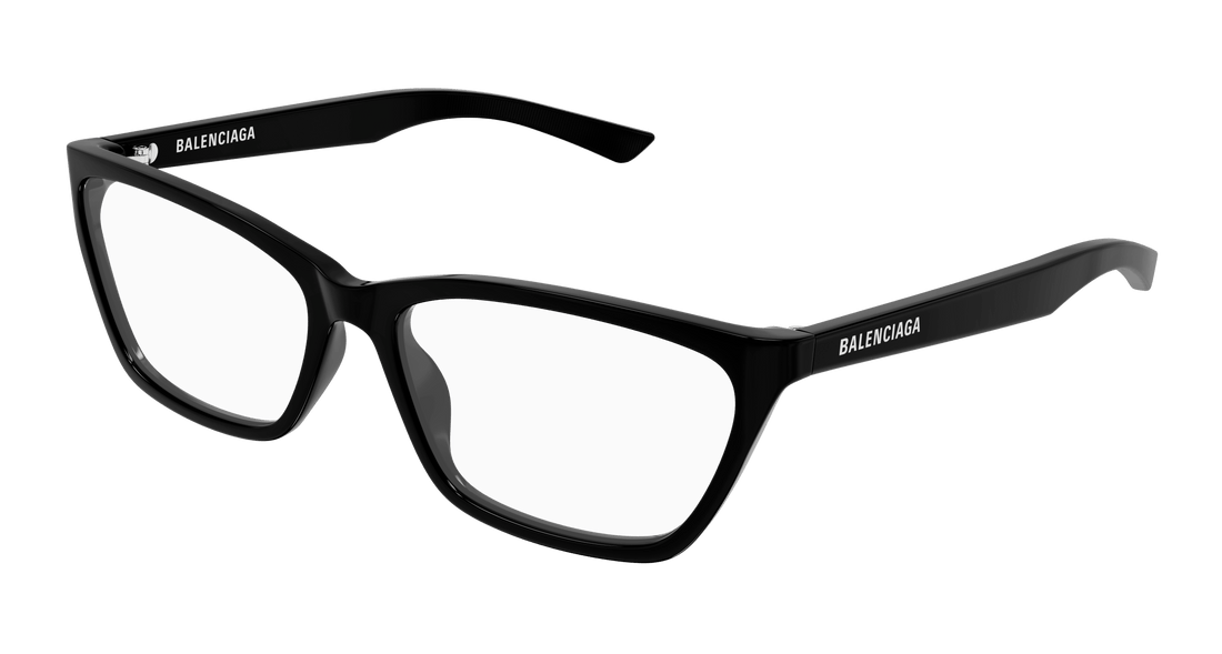 Gafas graduadas balenciaga bb0406o 001 negro cat eye femenino talla 59mm - Vista principal