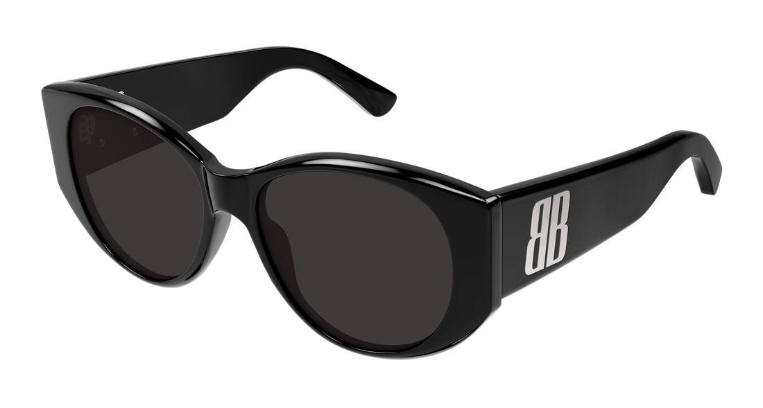Sunglasses balenciaga bb0455s 004 negro geometric femenino size 55mm - Main view