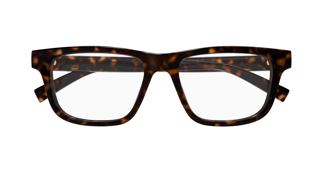 Brillen gucci gg1987o 002 havana rectangular / squared masculino größe 54mm - Detailansicht