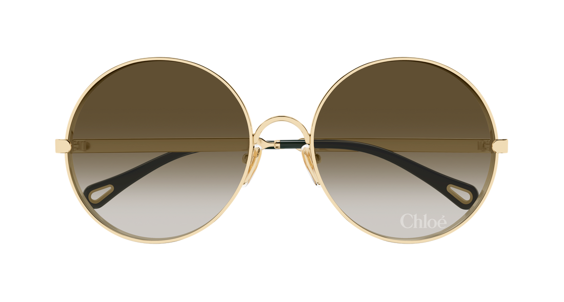 Sunglasses chloé ch0321s 006 dorado round/oval/panthos femenino size 59mm - Detailed view