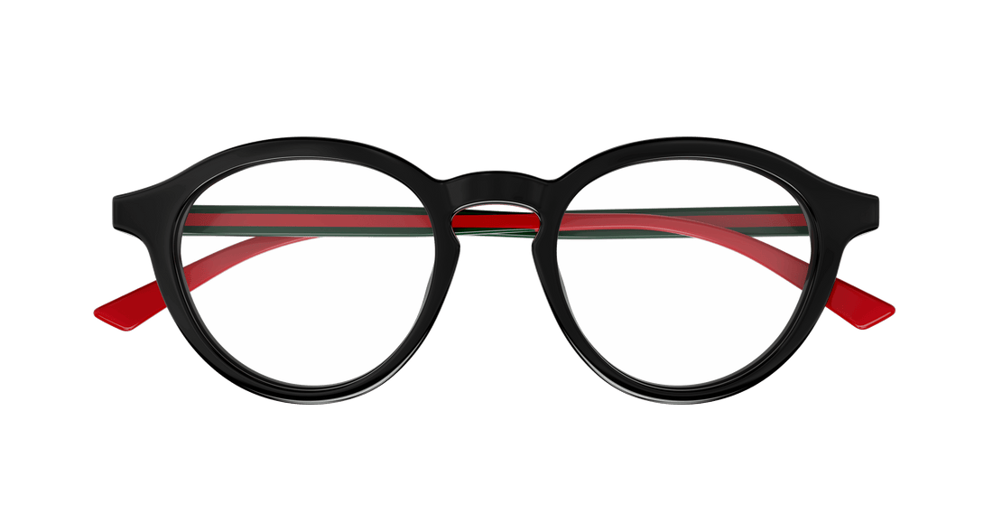 Occhiali da vista gucci gg1871o 001 negro round masculino taglia 49mm - Vista dettagliata