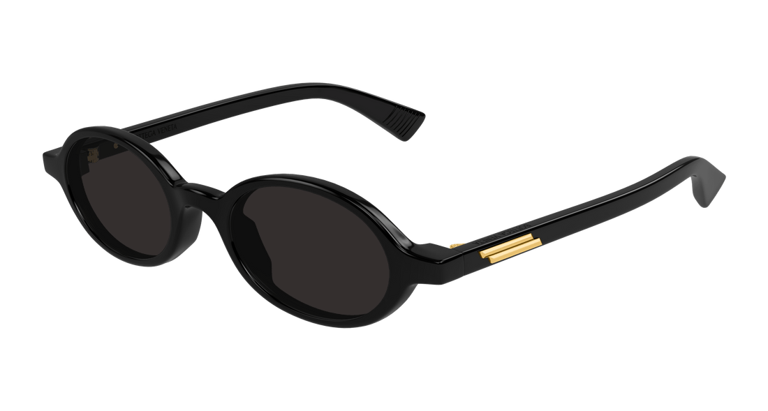 Occhiali da sole bottega veneta bv1388s 001 negro round unisex taglia 47mm - Vista principale