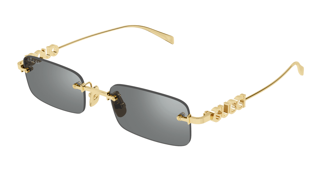 Gafas de sol gucci gg1808s 003 dorado square masculino talla 52mm - Vista principal