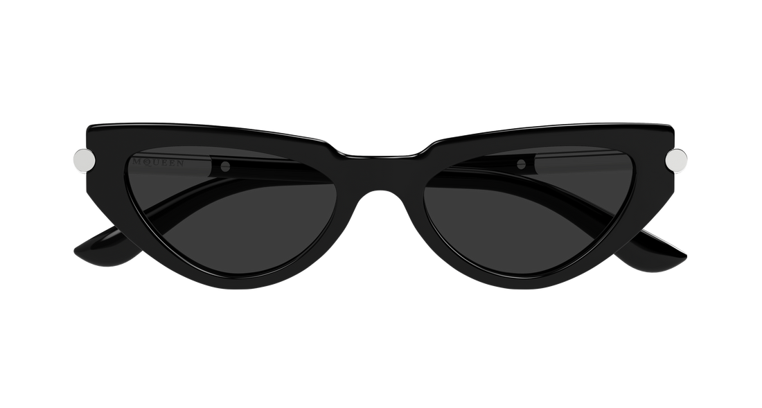 Occhiali da sole alexander mcqueen am0520s 001 negro cat eye femenino taglia 51mm - Vista dettagliata