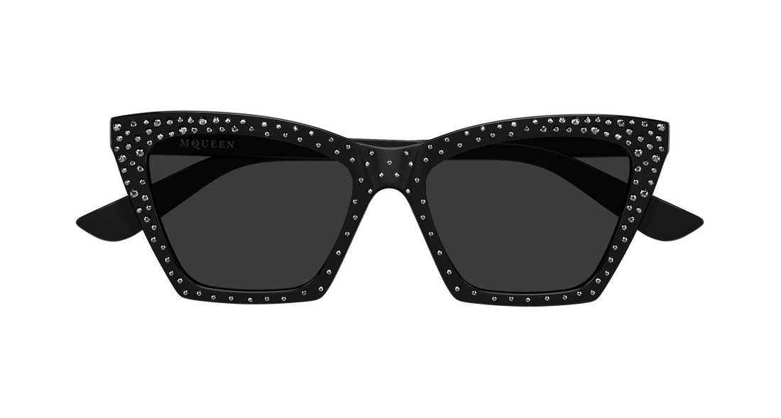 Sunčane naočale alexander mcqueen am0536s 005 negro cat eye femenino veličina 54mm - Detaljni prikaz