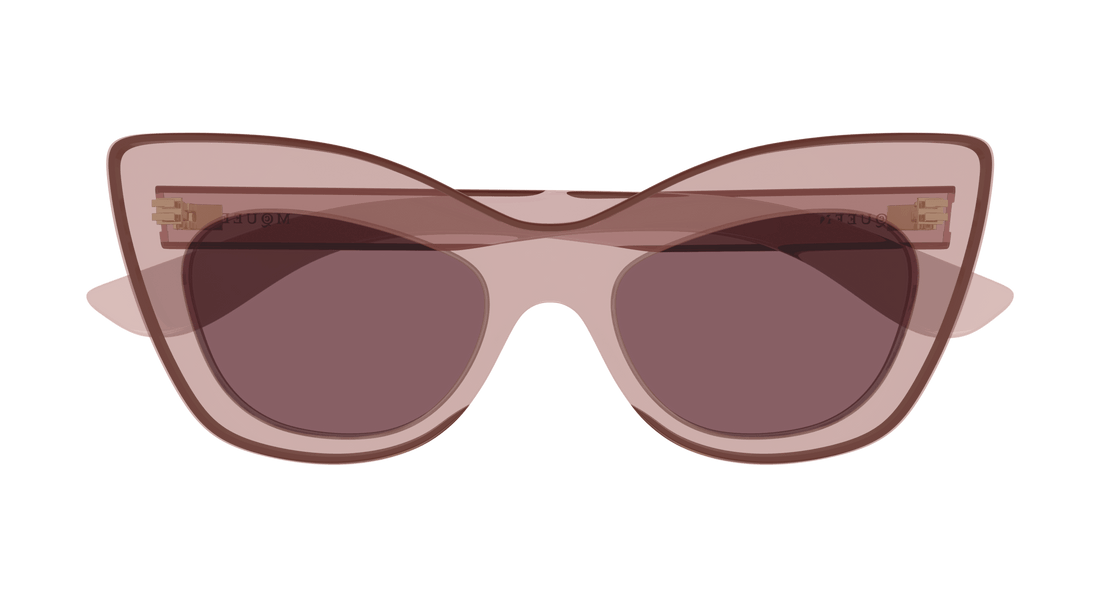 Occhiali da sole alexander mcqueen am0516s 004 rosa cat eye femenino taglia 52mm - Vista dettagliata