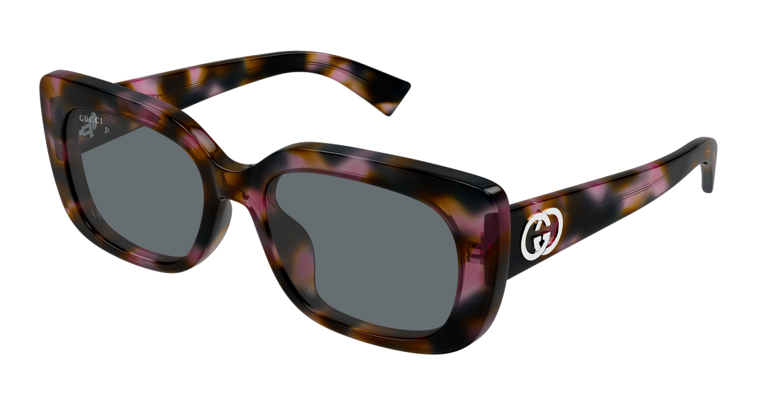 Solglasögon gucci gg1979sk 003 havana rectangular / squared femenino storlek 55mm - Huvudvy