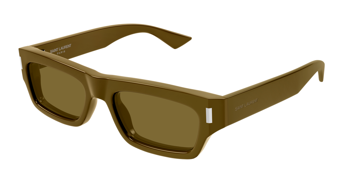 Óculos de sol saint laurent sl 837 003 marron rectangular / squared masculino tamanho 54mm - Vista principal