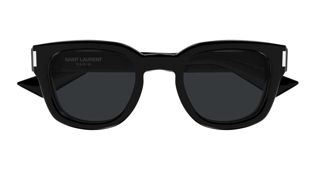 Óculos de sol saint laurent sl 838 005 negro round/oval/panthos unisex tamanho 49mm - Vista de detalhe