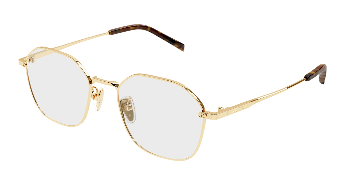 Occhiali da vista gucci gg1956ok 001 dorado rectangular / squared femenino taglia 51mm - Vista principale