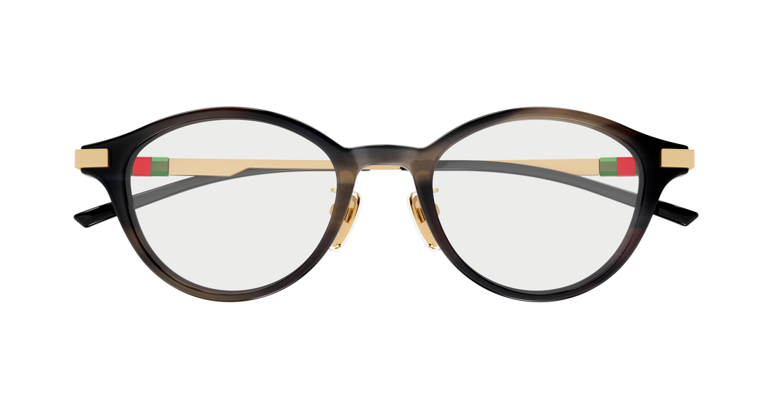 Brillen gucci gg2000oj 004 havana round/oval/panthos femenino größe 48mm - Detailansicht