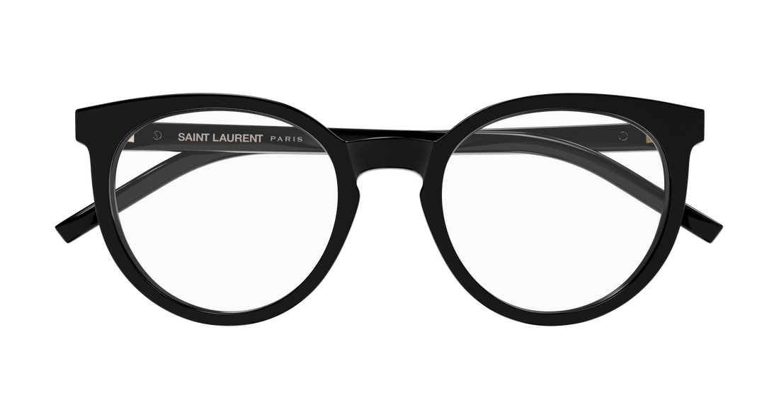 Brillen saint laurent sl m147 001 negro cat eye femenino größe 52mm - Detailansicht