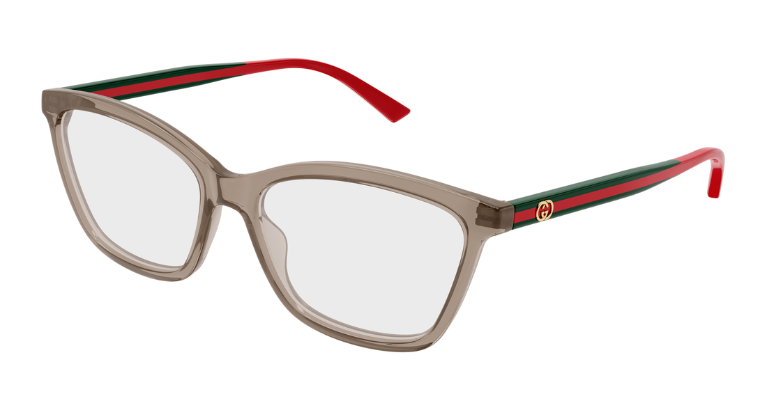 Occhiali da vista gucci gg1989o 003 marron cat eye femenino taglia 56mm - Vista principale