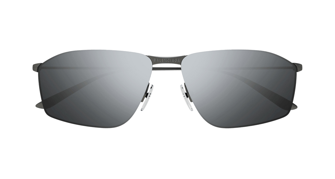 Sunglasses balenciaga bb0413s 004 rutenio square masculino size 62mm - Detailed view