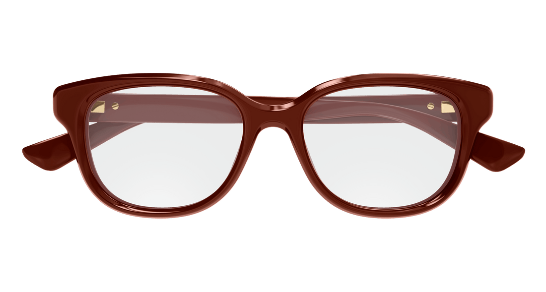Gafas graduadas gucci gg1833ok 003 burdeos square femenino talla 52mm - Vista de detalle