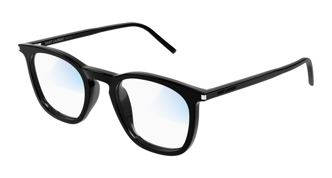 Óculos de sol saint laurent sl 623 006 negro round masculino tamanho 49mm - Vista principal