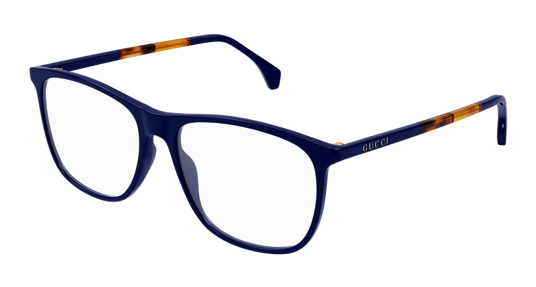Brillen gucci gg0554o 011 azul square masculino größe 55mm - Hauptansicht