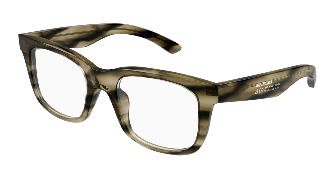 Gafas graduadas balenciaga bb0428o 004 havana rectangular / squared masculino talla 52mm - Vista principal