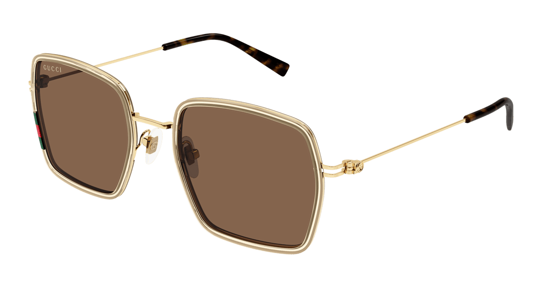 Gafas de sol gucci gg1848s 003 beige square femenino talla 52mm - Vista principal