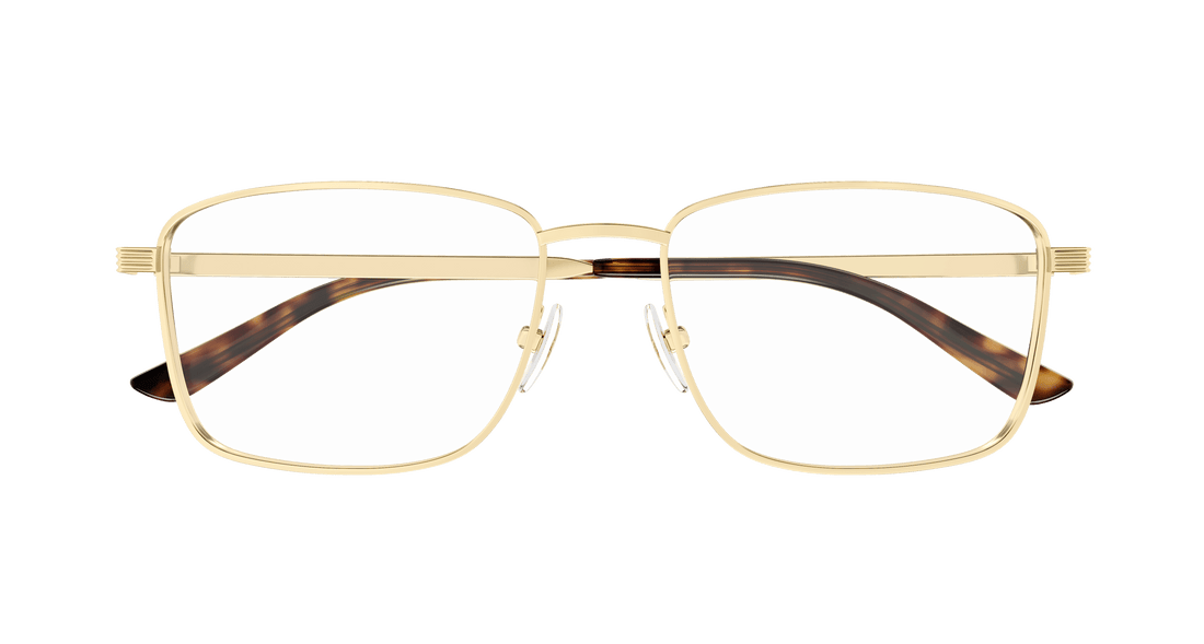 Occhiali da vista gucci gg1882o 002 dorado square masculino taglia 54mm - Vista dettagliata