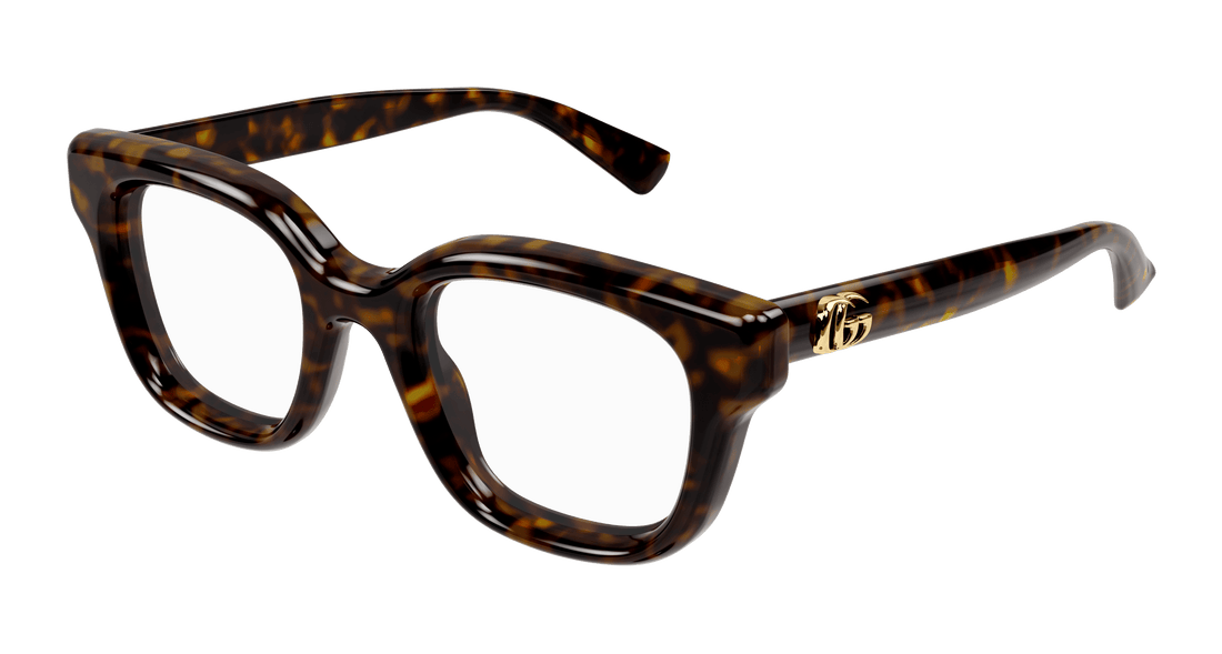 Occhiali da vista gucci gg1831o 006 havana square femenino taglia 51mm - Vista principale