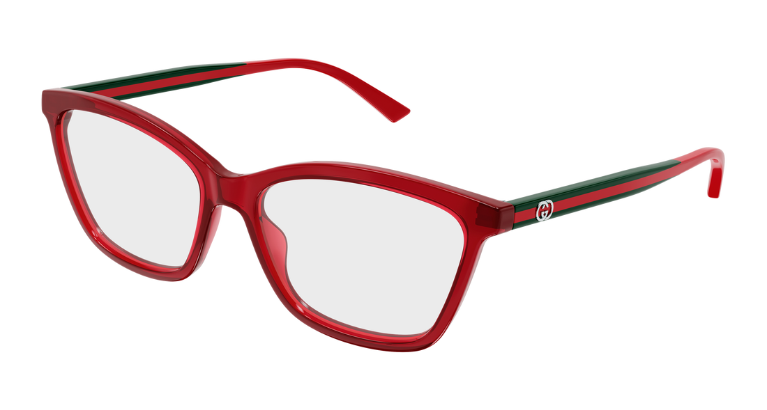 Brillen gucci gg1989o 004 burdeos cat eye femenino größe 56mm - Hauptansicht