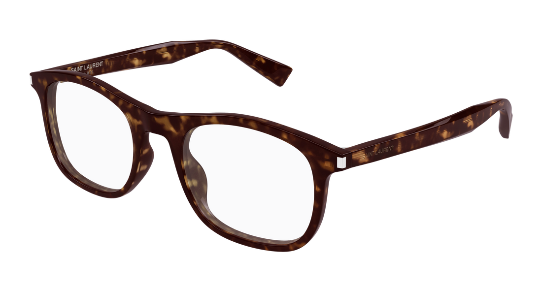 Óculos graduados saint laurent sl 811 002 havana square unisex tamanho 52mm - Vista principal