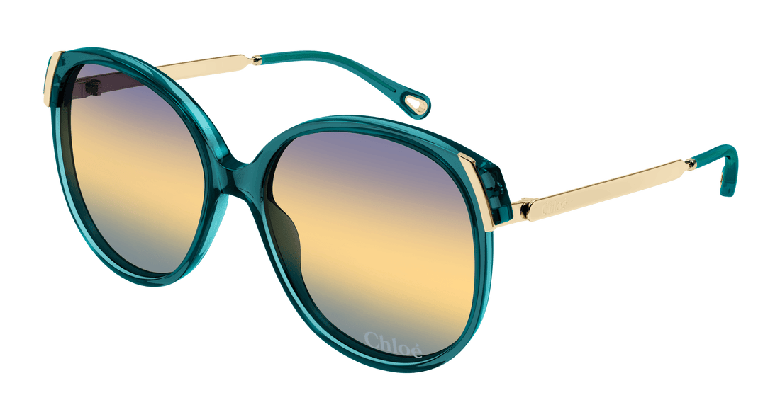 Sonnenbrillen chloé ch0285s 005 verde square femenino größe 58mm - Hauptansicht