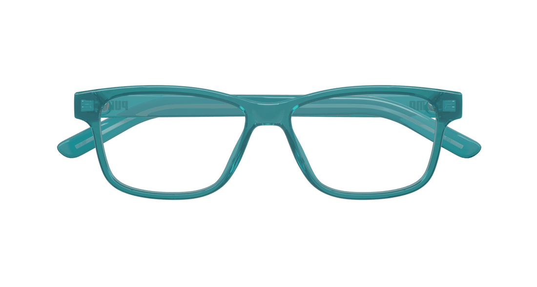 Óculos graduados puma pj0082o 008 verde square infantil tamanho 50mm - Vista de detalhe