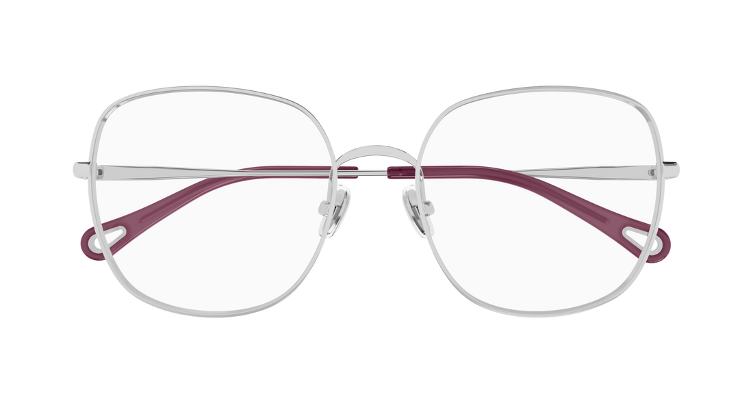 Brillen chloé ch0345o 001 plateado geometric femenino größe 56mm - Detailansicht