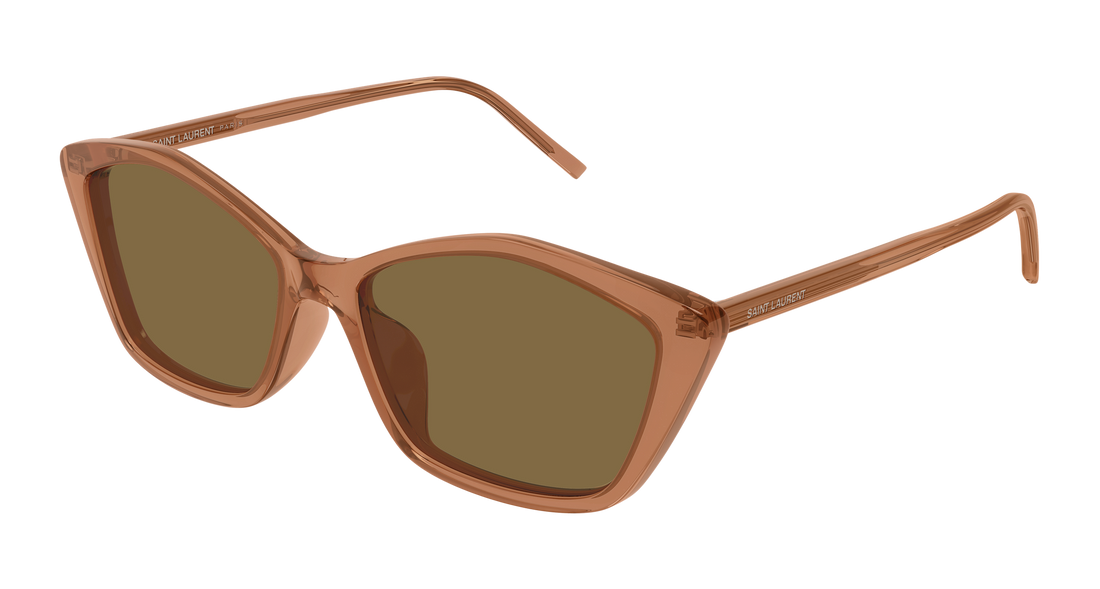Óculos de sol saint laurent sl 775 007 marron cat eye femenino tamanho 57mm - Vista principal