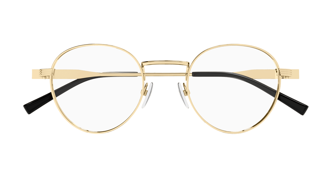 Brillen gucci gg1877o 001 dorado round masculino größe 48mm - Detailansicht